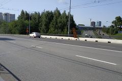 На Щербаковском мосту снова выставили знаки дорожного ремонта