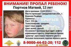Под Екатеринбургом пропал 13-летний мальчик
