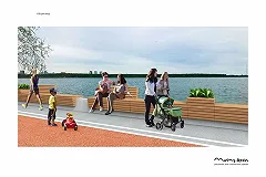 Опубликованы эскизы «самой длинной скамейки» в Шарташском лесопарке