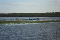 Обломки упавшего в болото в ХМАО гидросамолета найдены
