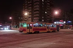 В Екатеринбурге с рельсов сошёл трамвай