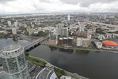 Высокинский провел для 4-летнего мальчика вертолетную экскурсию над Екатеринбургом