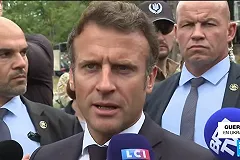 Макрон: Франция, Италия и Германия поддержат статус кандидата на вступление в ЕС для Украины