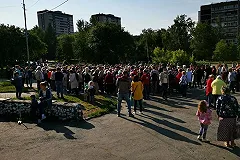 Благодаткова дала жителям два важных обещания, касающихся благоустройства сквера на Опалихинской