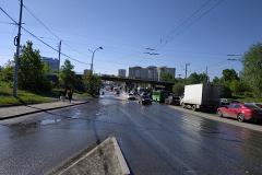 В Екатеринбурге через дорогу от «Глобуса» сгорела «Газель»