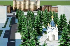 Строительство часовни напротив ЮУрГУ в Челябинске приостановлено