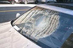 На ВИЗе разбили стёкла автомобилей на парковке и обнесли их салоны