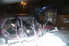 В гаражах на Просторной после тушения горевшей машины обнаружен погибший