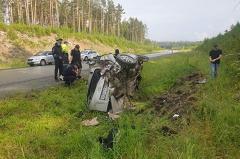 На Свердловской трассе разбился 70-летний водитель фуры