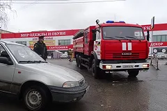 В Краснотурьинске сгорел цех по производству стирального порошка