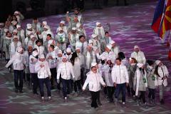 Российские олимпийцы вернулись с Игр в Пхенчхане