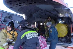 В Красноуфимске в больничном городке построили вертолетную площадку за 7 млн руб