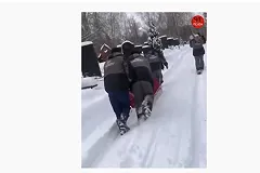 Пензенский губернатор поручил уволить директора кладбища, где гроб везли на санках