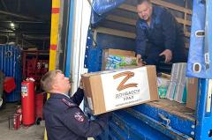 Свердловский гарнизон МВД собрал гуманитарную помощь Донбассу