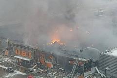 СК назвал причину пожара в магазине OBI в Химках
