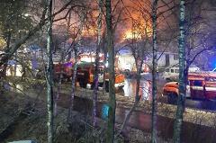 Пожар заметили не сразу. Очевидцы рассказали, как сгорел «Полигон» в Костроме