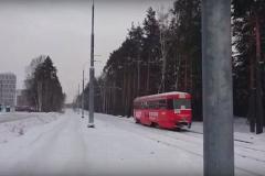 Из Екатеринбурга в Верхнюю Пышму пустили первый трамвай с пассажирами