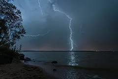 После празднования Дня города на Екатеринбург обрушилась мощная гроза