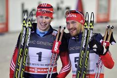 Российские лыжники — вторые в эстафете на этапе Кубка мира