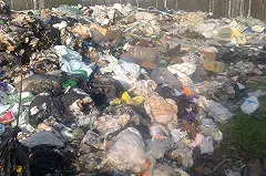 Гигантская свалка горит уже вторую неделю на окраине Екатеринбурга