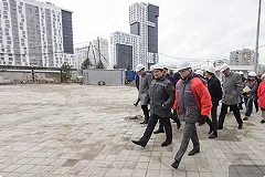 Игорь Левитин высоко оценил ход строительства «Екатеринбург-Арены»