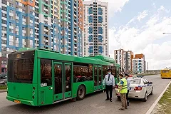 В Екатеринбурге наличие масок у пассажиров проверяют сотрудники ГИБДД