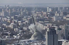 Екатеринбургскую телебашню все-таки снесли. ВИДЕО