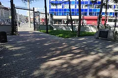 В Дендрарии рассказали, почему исчезли скамейки у нового входа возле памятника павшим воинам