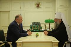 Цуканов пообещал митрополиту Кириллу поддержку в строительстве «храма на драме»