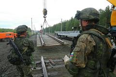 Военные создадут пять железнодорожных бригад для постройки второй ветки БАМа
