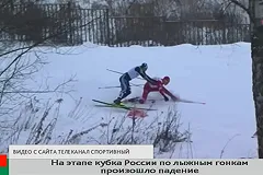 Лыжник Устюгов «пустил кровь» Александру Большунову на этапе Кубка России