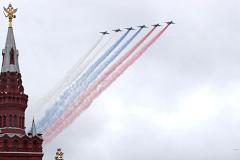 В Москве прошла репетиция воздушной части парада Победы (ВИДЕО)
