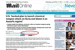 Daily Mail удалила статью 2013 года о планах США устроить химатаку в Сирии