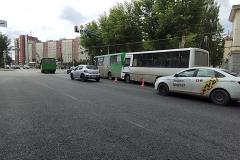 На Старой Сортировке произошла массовая авария с автобусами