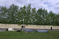 «Храмовый» забор в сквере оценили в миллион. Возбуждено дело о порче имущества