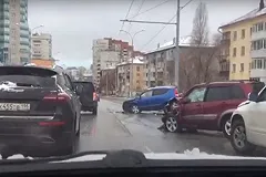 На Шевченко произошло массовое ДТП