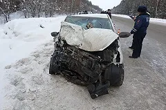 На Серовском тракте в аварии погибли два человека