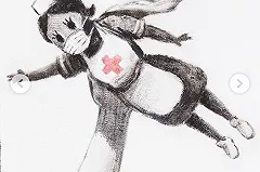 Уличный художник Бэнкси посвятил свою новую работу врачам