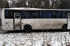 В Свердловской области произошло ДТП с участием пассажирского автобуса