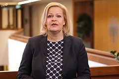 Глава МВД Германии призвала не допустить сборную Россию к «Евро-2024»