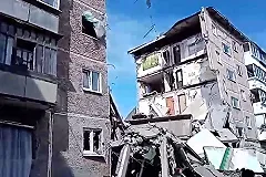 В Нижнем Тагиле из-за взрыва газа рухнул пятиэтажный дом