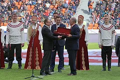 Куйвашев торжественно открыл «Екатеринбург Арену»