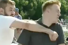 Уголовное дело «Колобка», ударившего корреспондента НТВ, направили в суд