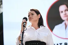 Оппозиционер Тихановская объяснила свой отъезд в Литву из Белоруссии во время митингов — видео