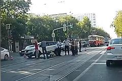На 8 Марта на трамвайных путях сбили пешехода