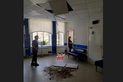 В свердловской больнице потолок рухнул на пациентов