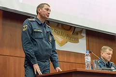 Уральским спасателям представили нового начальника отряда