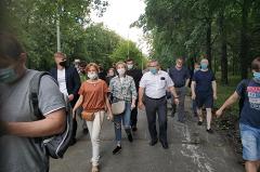 Мэр Высокинский предложил подать заявление в полицию на противников реконструкции парка ХХII съезда