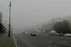 Екатеринбург накрыл густой туман