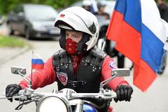 Российские байкеры доехали до Берлина